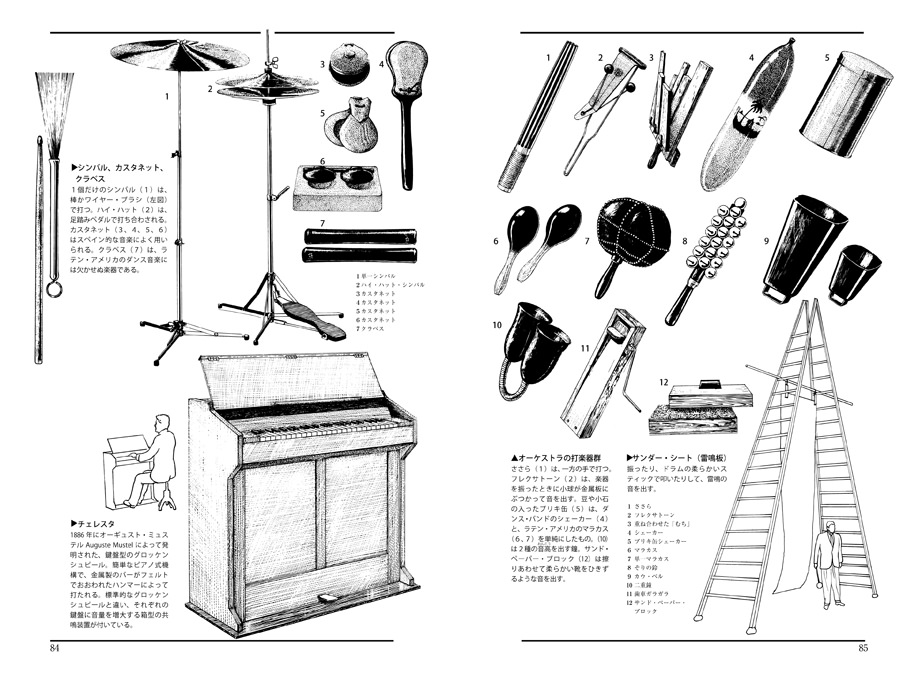 図解 オーケストラの楽器 マール社