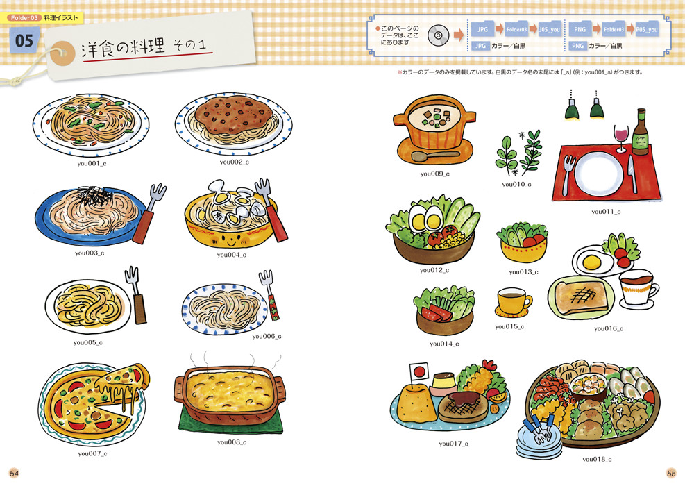 MPC　食のイラスト大全　CDROM3枚組