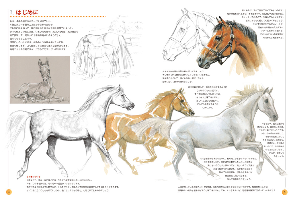 ｈｏｒｓｅ やさしい馬の描き方 マール社