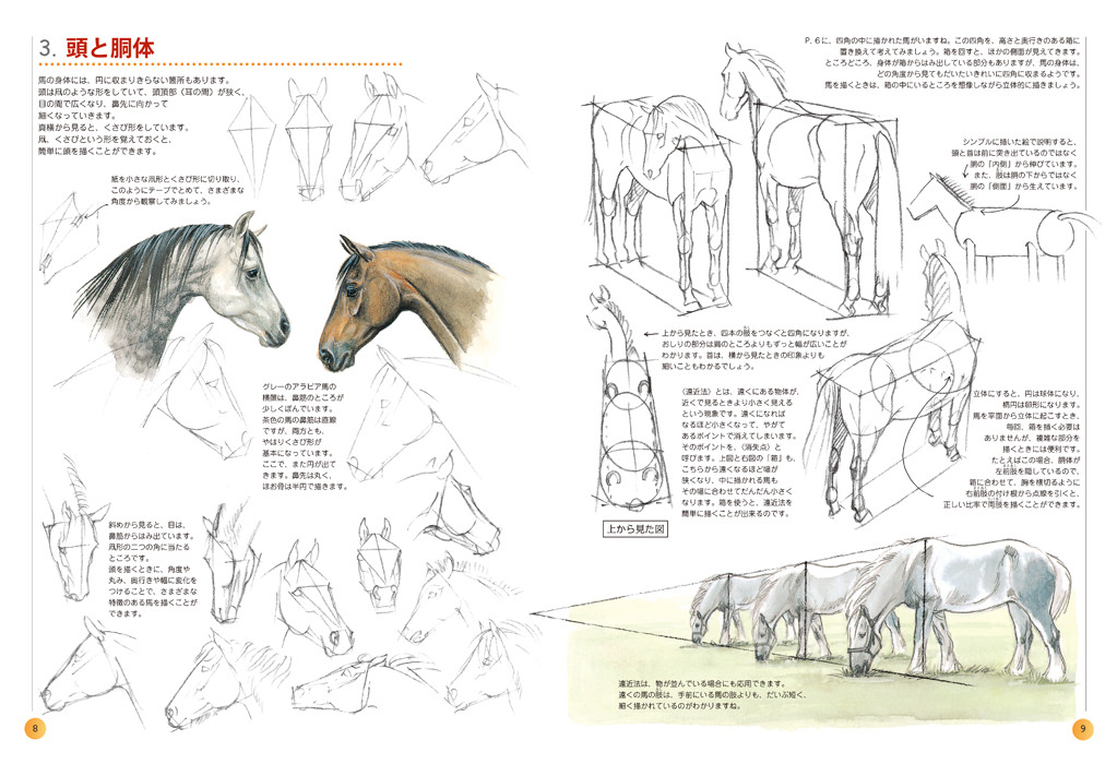 ｈｏｒｓｅ やさしい馬の描き方 マール社