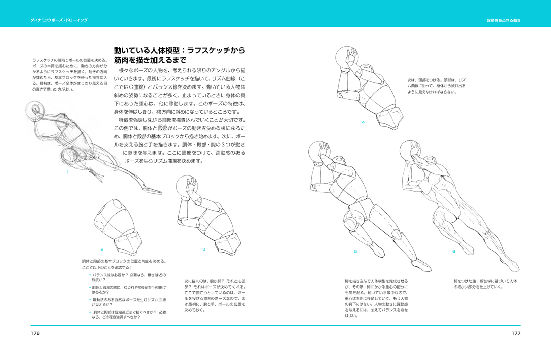 ダイナミックポーズ ドローイング マール社