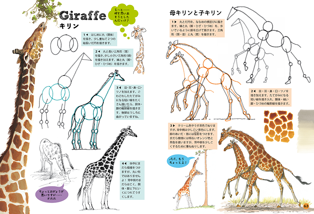 ジェニファー ベルのたのしい動物の描き方 マール社