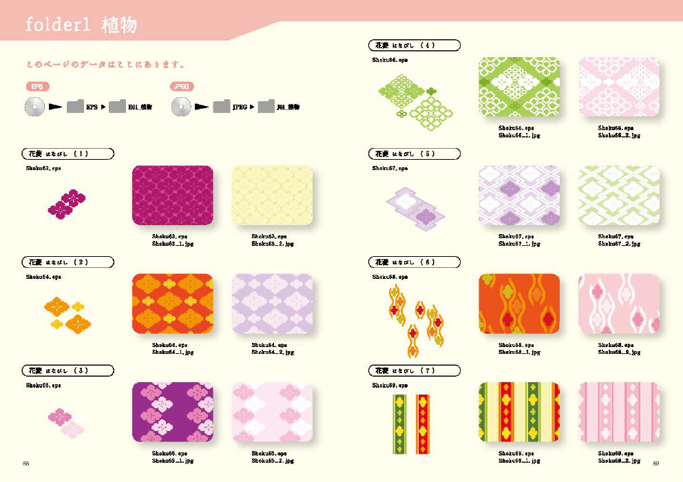 「和風ロマン素材CD-ROM 」マール社